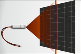 Line laser kits with red laser color