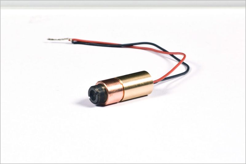1W 520nm GRÜN Baugruppe Laserdiode + Kupferfassung + Kollimator