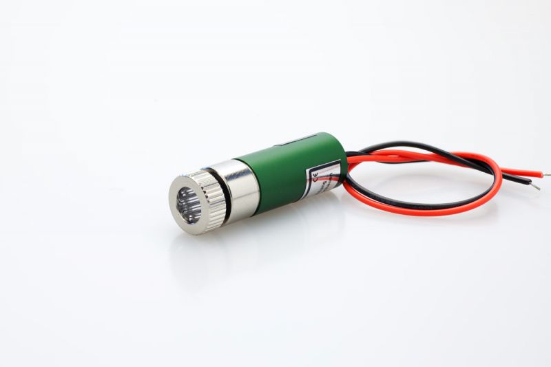 Line Laser module GREEN 10mW, adjustable focus, insulated