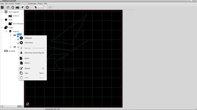 LaserCAM Ansteuersoftware für ILP Laserprojektoren