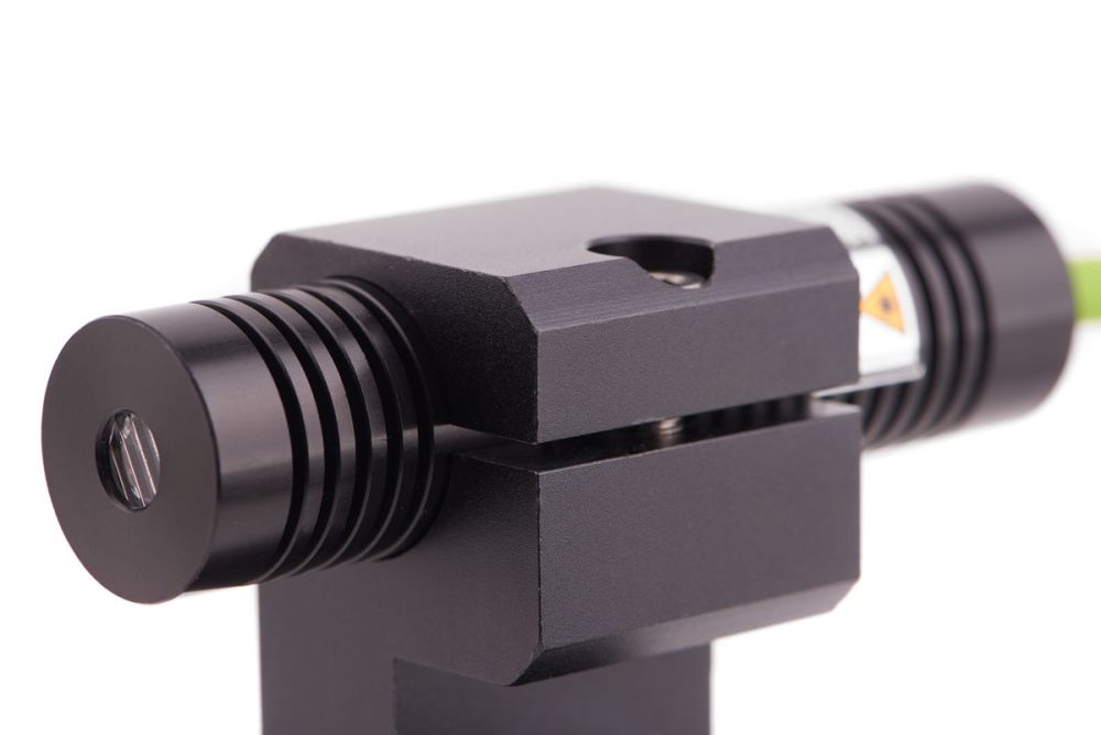 Laser mounted