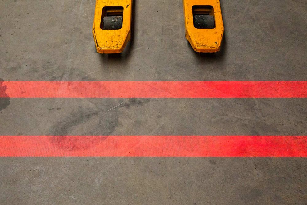 TopFloor Stopline Laser RED double line
