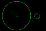 Positioning laser module 10mW GREEN " circle", insulated, adjustable focus